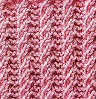 Rib Twist Knitting Stitch - Knitting Kingdom