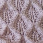 Tulip in an eyelet mesh free stitch pattern - Knitting Kingdom