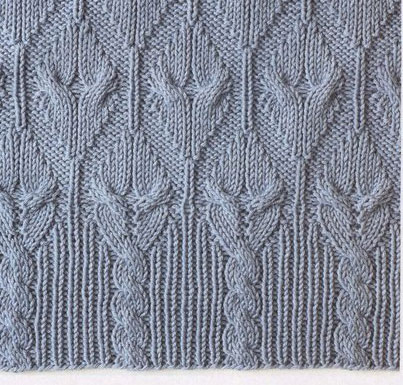 lace edging knitting stitches