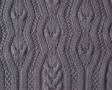 Wavy Cables Knitting Stitch - Knitting Kingdom