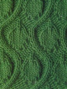 Leaves and Snakes Free Knitting Stitch - Knitting Kingdom