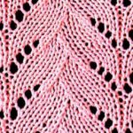 Lace V's Free Knitting Stitch