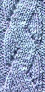 Mock Snake Cable Knitting Stitch - Knitting Kingdom