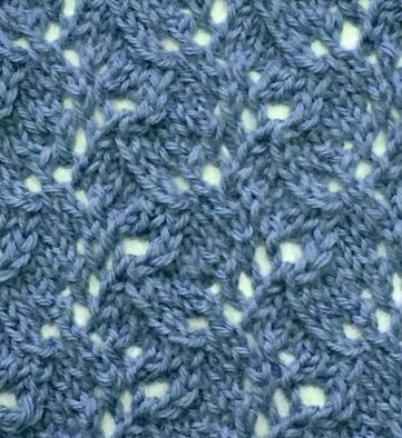 Free Knitting Stitch Travelling Vine Lace - Knitting Kingdom