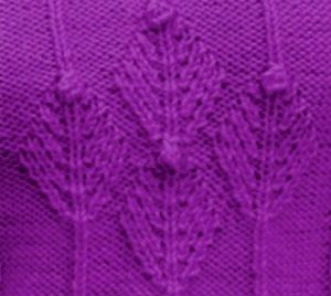 Fir Cluster Knitting Stitch - Knitting Kingdom