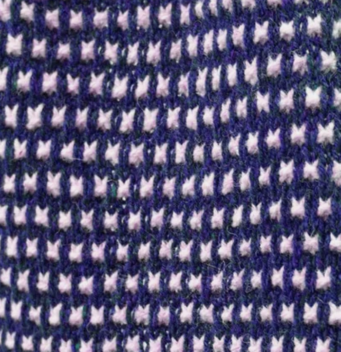 Two Color Slip Stitch Knit Pattern - Knitting Kingdom